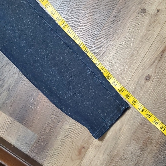 Anthropologie pilcro gold flecked high rise denim legging jeans like new - Picture 2 of 12